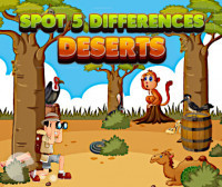 Deserts Spot 5 Differences