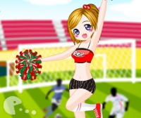 Cute Football Cheerleader