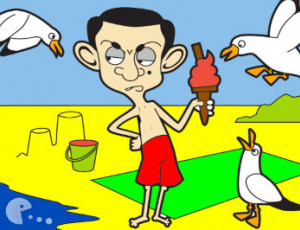 Mr Bean Splash Art