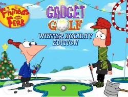 Phineas and Ferb Gadget Golf Winter Holiday